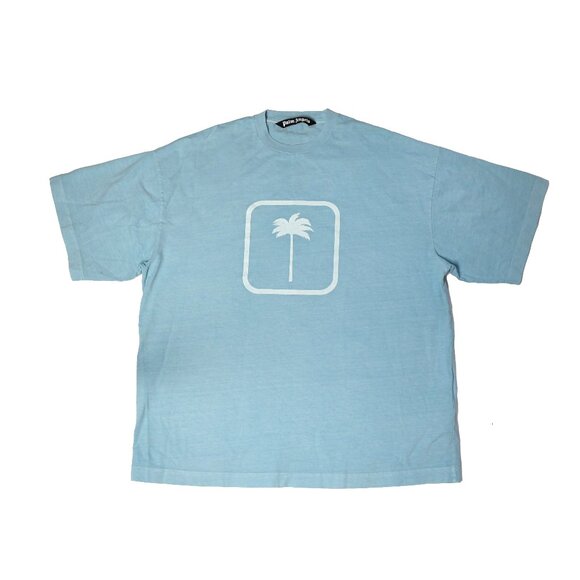 Palm Angels Palm Tree T-shirt Light Blue